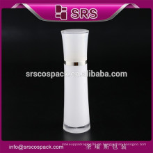 SRS Qualität 15ml 30ml 50ml 100ml weiße Farbe kosmetische Kunststoff Gesicht Lotion Flasche Design Großhandel